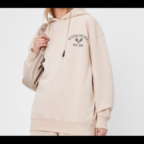 Nasty Gal Sweaters - Active Society Embroidered set